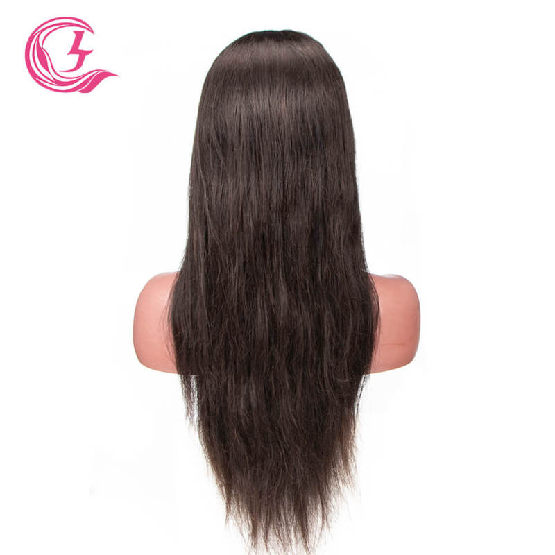 Cljhair Bone Straight 13X6 Hd Lace Frontal Wigs Natural 130 Density Unprocessed Virgin Hair