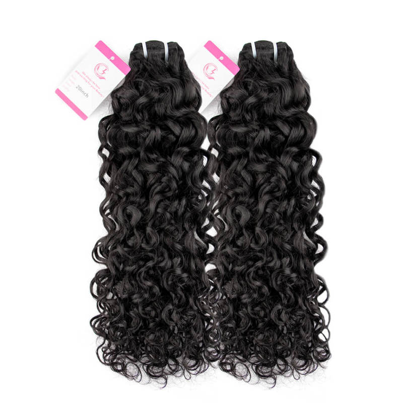 Cljhair Unprocessed Peruvian French Wave Bundles 100G Hair Lot Natural Extensions Human Hair