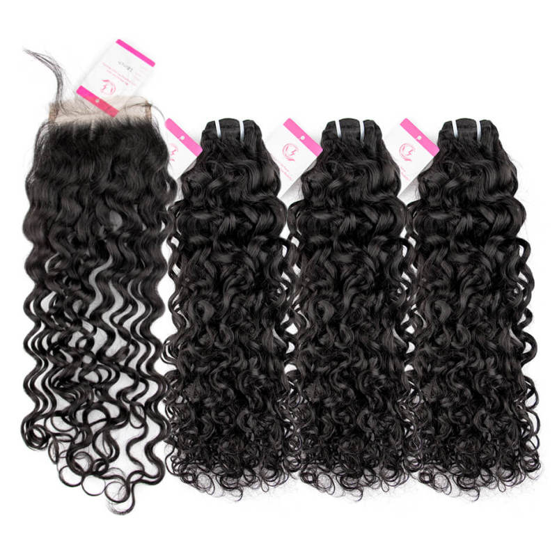 Cljhair Unprocessed Peruvian French Wave Bundles 100G Hair Lot Natural Extensions Human Hair