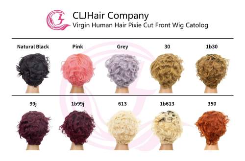 Pixie Cut Frontal Wigs