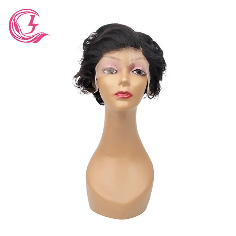 Cljhair Vendor 4X4 Bone Straight Transparent Lace Closure 100% Human Hair Wigs For Black Women