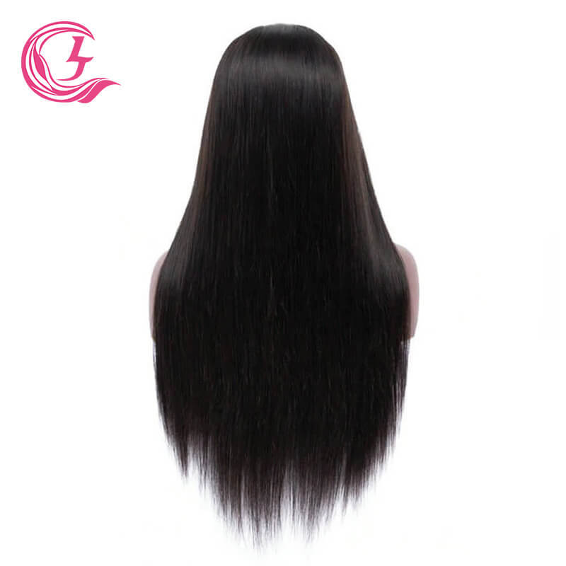 Cljhair Vendor 4X4 Bone Straight Transparent Lace Closure 100% Human Hair Wigs For Black Women