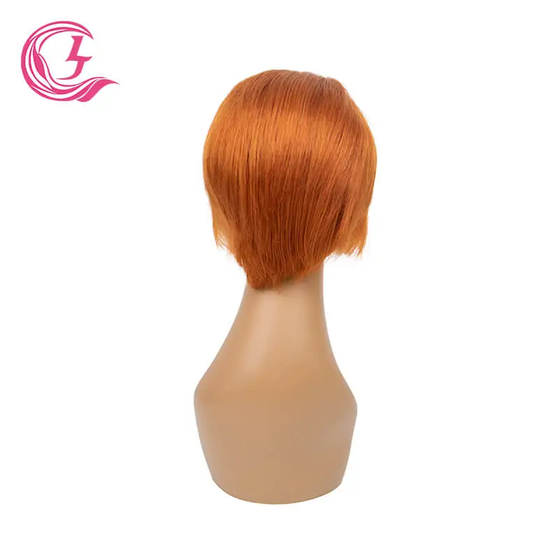 Clj Free Shipping 13X1 Bob Transparent T-Lace Wigs Bone Straight #350 Color Peruvian Hair For Medium High Market