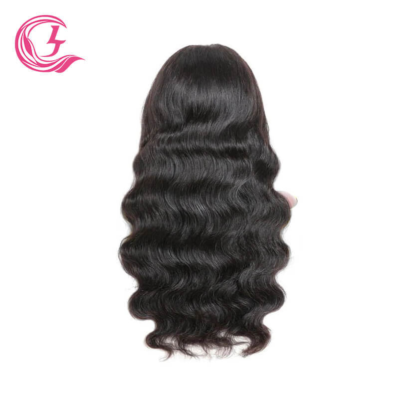 Cljhair Unprocessed 4X4 Body Wave Transparent Lace Closure Cuticle Aligned Virgin Hair Wigs For Black Women