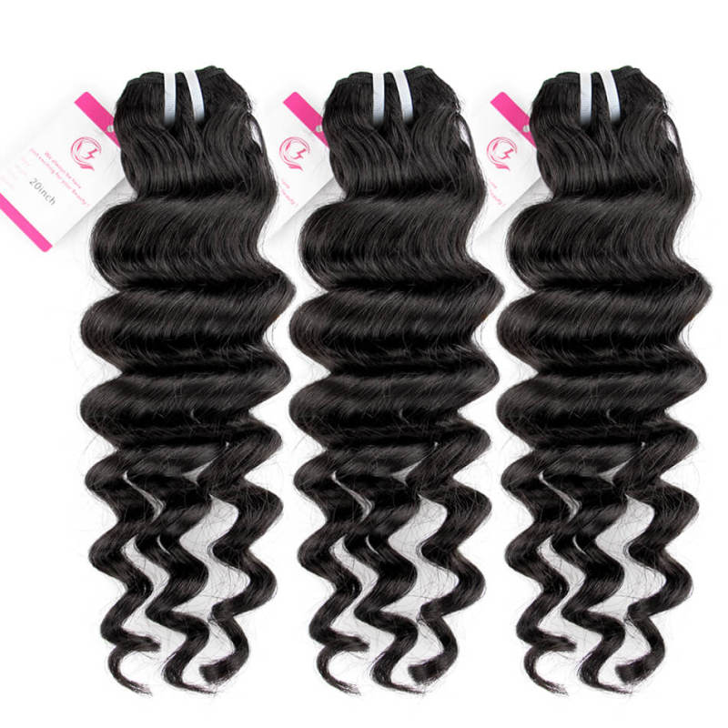 CLJHair best ocean curly brazilian virgin hair bundles for black women