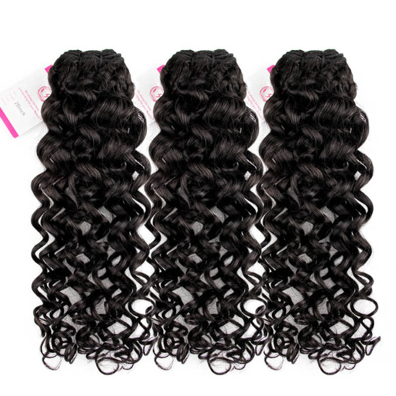 CLJHair brazilian italian curly 3 pack hair bundles for sale