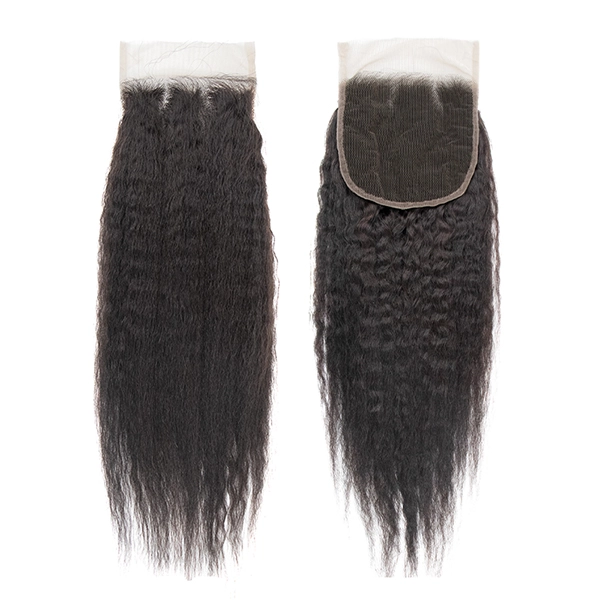 CLJHair cheap yaki straight virgin human hair 3 bundles with closure