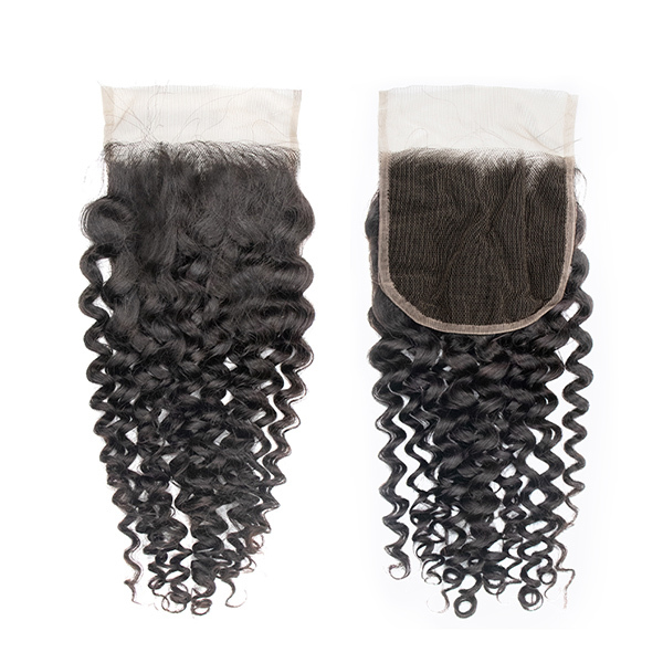CLJHair brazilian virgin jerry curly hair 3 bundles with closure