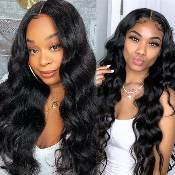 CLJHair body wave virgin hair 4 bundles deals with closure