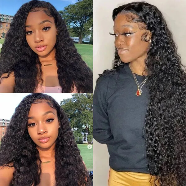 CLJHair cheap brazilian virgin hair 3 bundles with closure deep wave