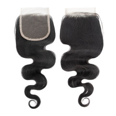 CLJHair cheap 4x4 transparent lace closure body wave for sale