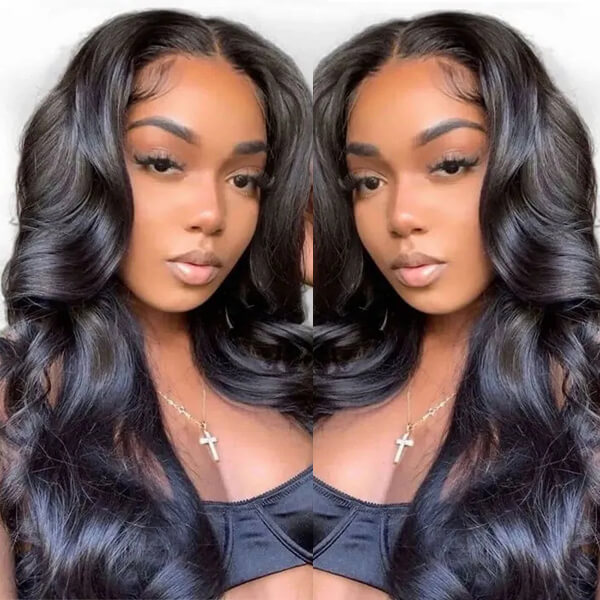 CLJHair 5x5 transparent lace closure sew in body wave for black women