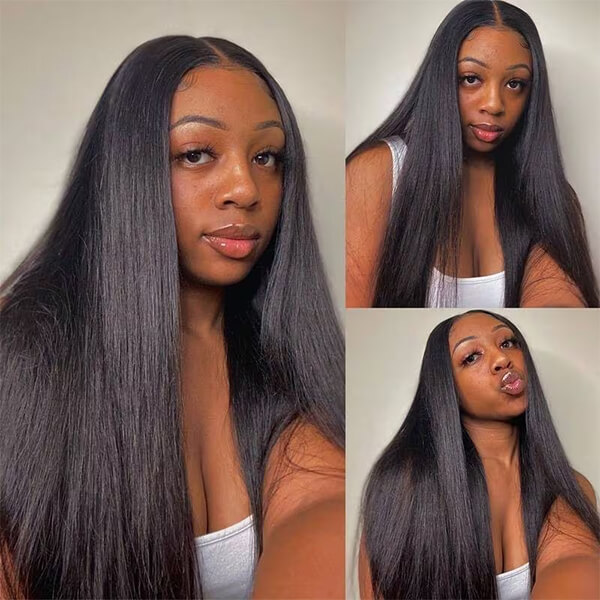 CLJHair malaysian straight lace frontal hairstyles 13x6 virgin hair