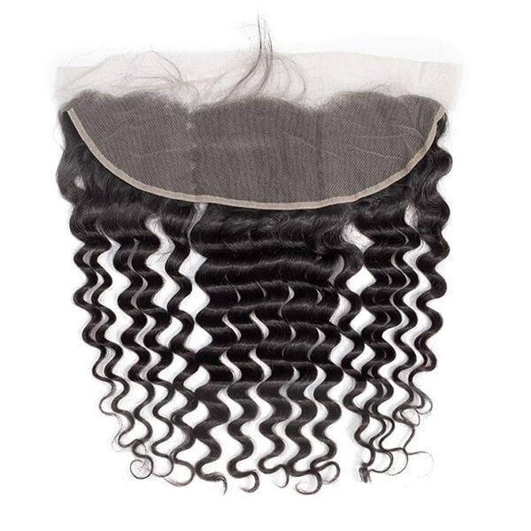 CLJHair peruvian transparent deep wave lace frontal dream virgin hair