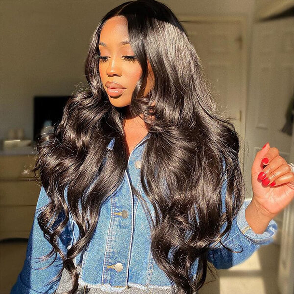 CLJHair 13x4 transparent virgin hair lace frontal body wave hairstyles