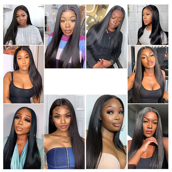 CLJHair best brazilian straight 13x4 lace frontal install near me