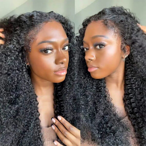 CLJHair best malaysian jerry curly 13x4 hd lace frontal with baby hair