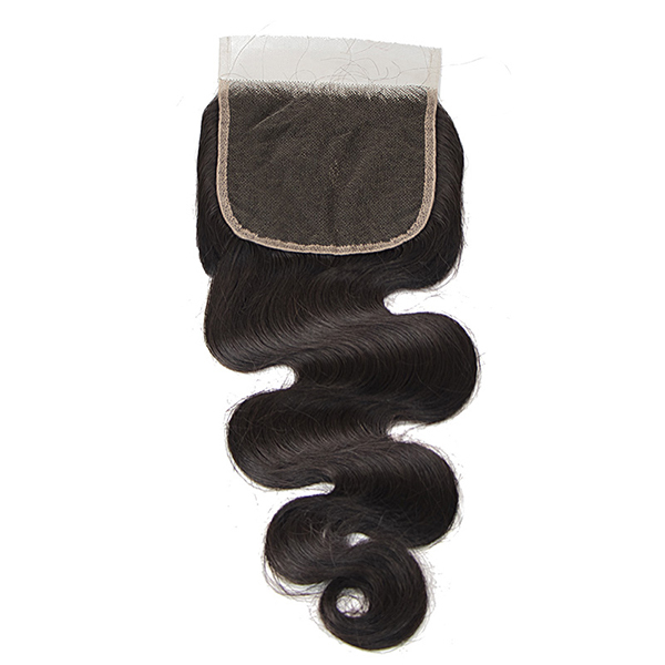 CLJHair brazilian 5x5 hd lace closure natural black body wave hair