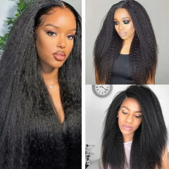 CLJHair brazilian kinky straight lace frontal 13x4 human hair near me