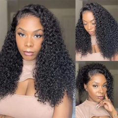 CLJHair best brazilian hd lace closure jerry curly With Baby Hair
