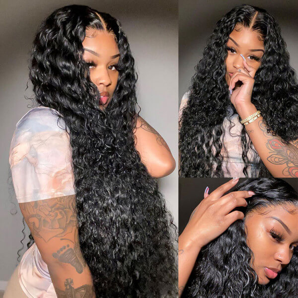 CLJHair virgin indian 5x5 hd lace closure deep wave sew in near me