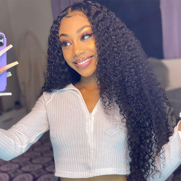 CLJHair 13x4 human hair hd lace frontal sew in jerry curly styles