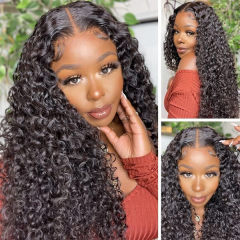 CLJHair transparent 4by4 water wave closure wig stores near me