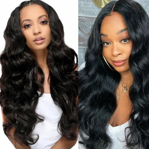 CLJHair 4 by 4 body wave hd swiss lace closure wig for sale