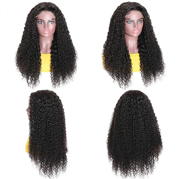 CLJHair 5x5 closure wig curly transparent lace wigs human hair