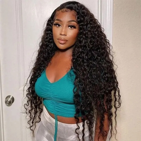 CLJHair natural 5x5 closure deep wave undetectable transparent lace wig