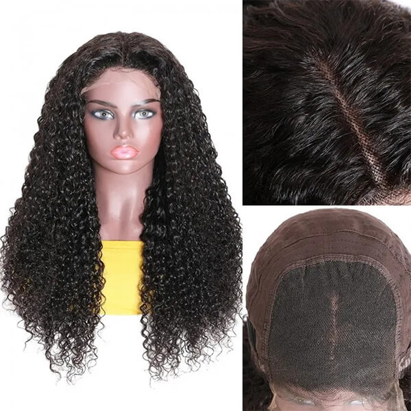 CLJHair 5x5 curly transparent lace closure wig virgin human hair