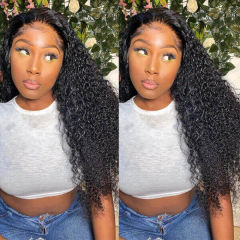 CLJHair 5x5 closure wig curly transparent lace wigs human hair