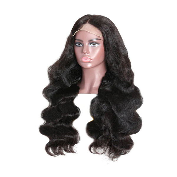 CLJHair 5x5 human hair body wave closure transparent lace wig
