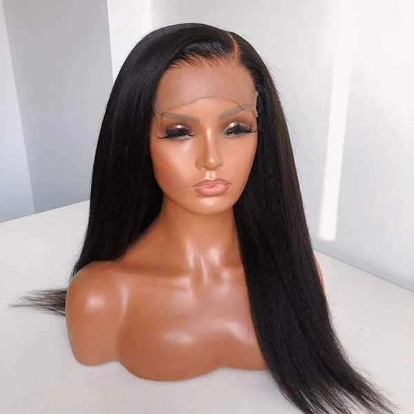 CLJHair kinky straight 5x5 lace closure wig beauty supply near me