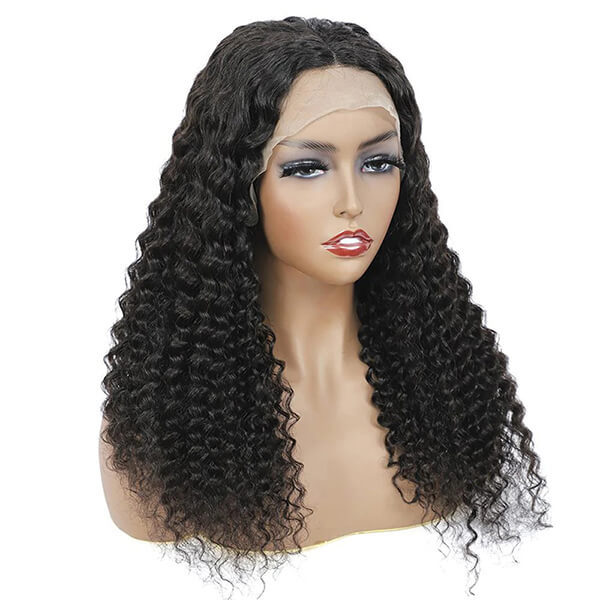 CLJHair best deep wave transparent lace front wigs human hair