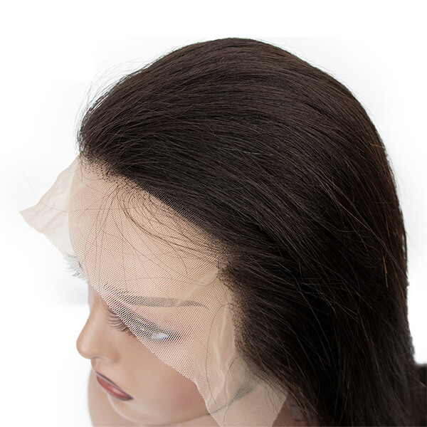 CLJHair 100 virgin human straight hair 13x4 transparent lace wigs