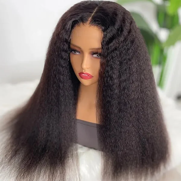 CLJHair kinky straight 5x5 lace closure wig beauty supply near me