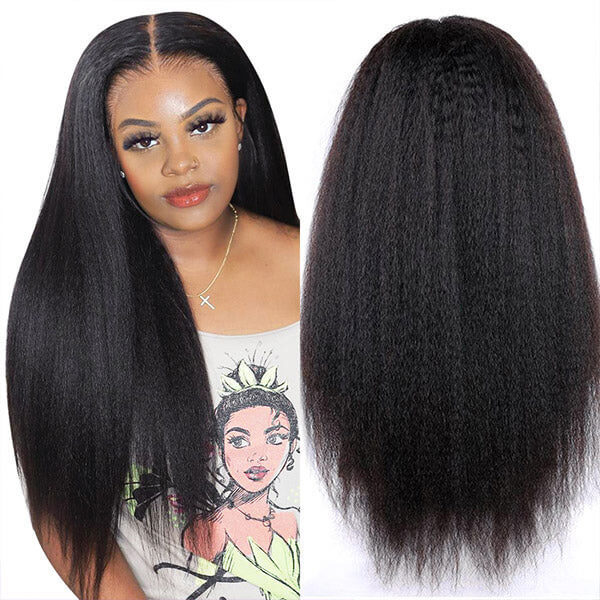 CLJHair best human hair lace wigs kinky straight for african american