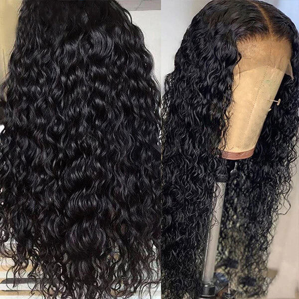 CLJHair cheap human hair 13x6 water wave hd lace wigs for sale near me