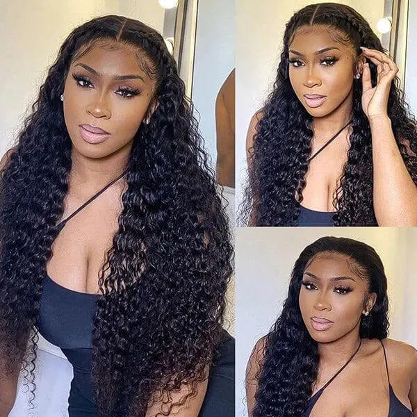 CLJHair deepwave virgin human hair 13x6 lace front wig hairstyles