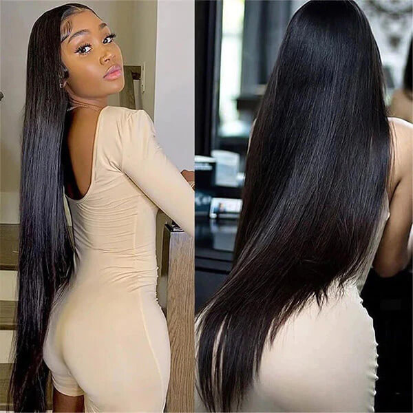 CLJHair Premium Lace Wigs Cheap Straight Lace Front Wigs Baby Hair