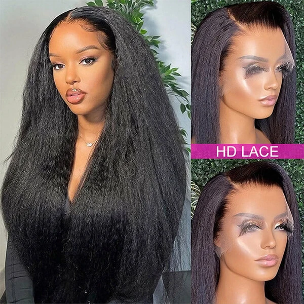 CLJHair best human hair lace wigs kinky straight for african american