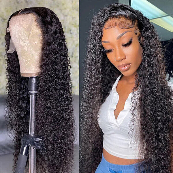 CLJHair water wave glueless pre plucked hd lace 13x6 wigs for sale