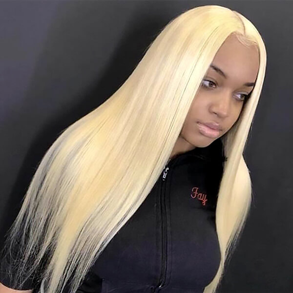 Cjhair Bone Straight 613 Blonde Virgin Human Remy Hair Bundles