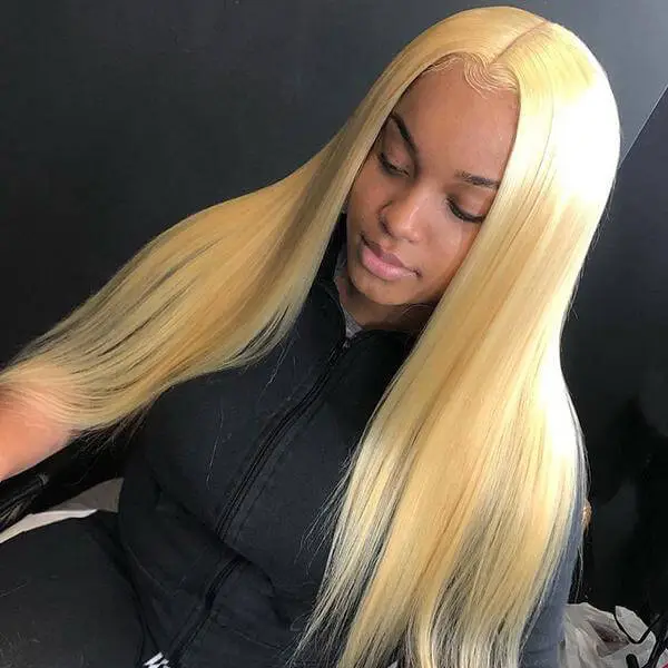 cljhair brazilian straight 613 blonde hair extensions bundles waves