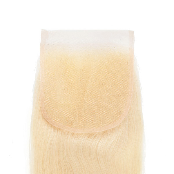 Cljhair Straight 5X5 Hd Lace Closure Free Part 613 Blonde Color