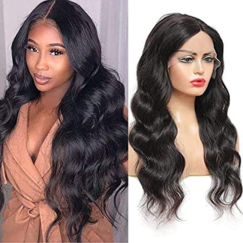 CLJHair Body Wave 13x4 Transparent Lace Front Human Hair Wigs Pre Plucked with Baby Hair 150% Density