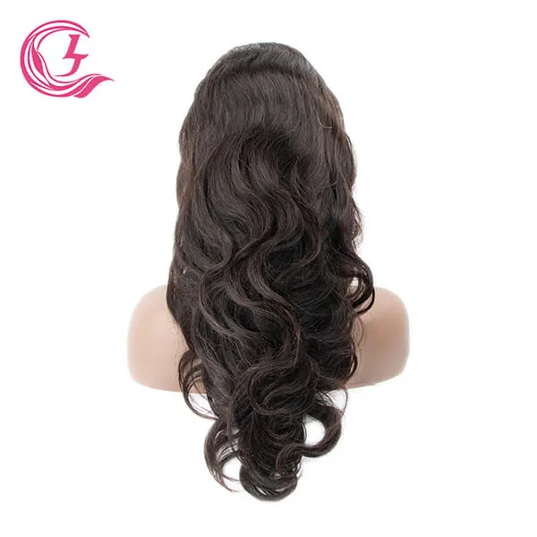 CLJHair Body Wave 13x4 Transparent Lace Front Human Hair Wigs Pre Plucked with Baby Hair 150% Density