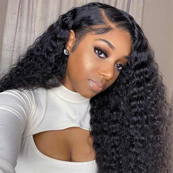 CLJHair water wave 4 bundles deals virgin hair with lace frontal