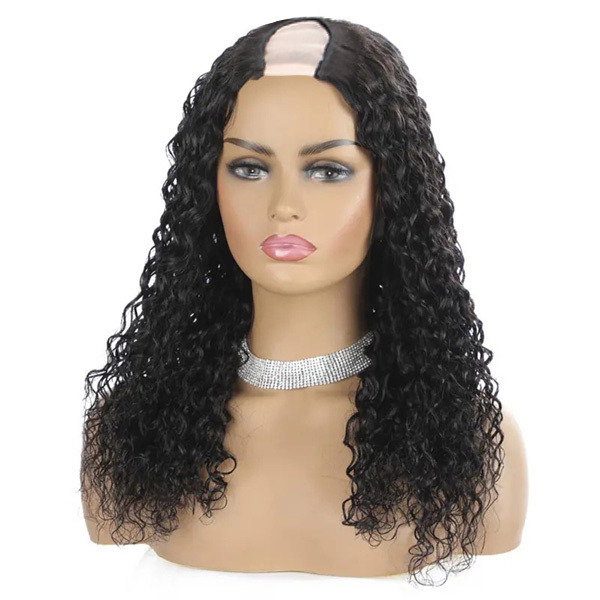 CLJHair best natural hair water wave glueless upart wigs online near me